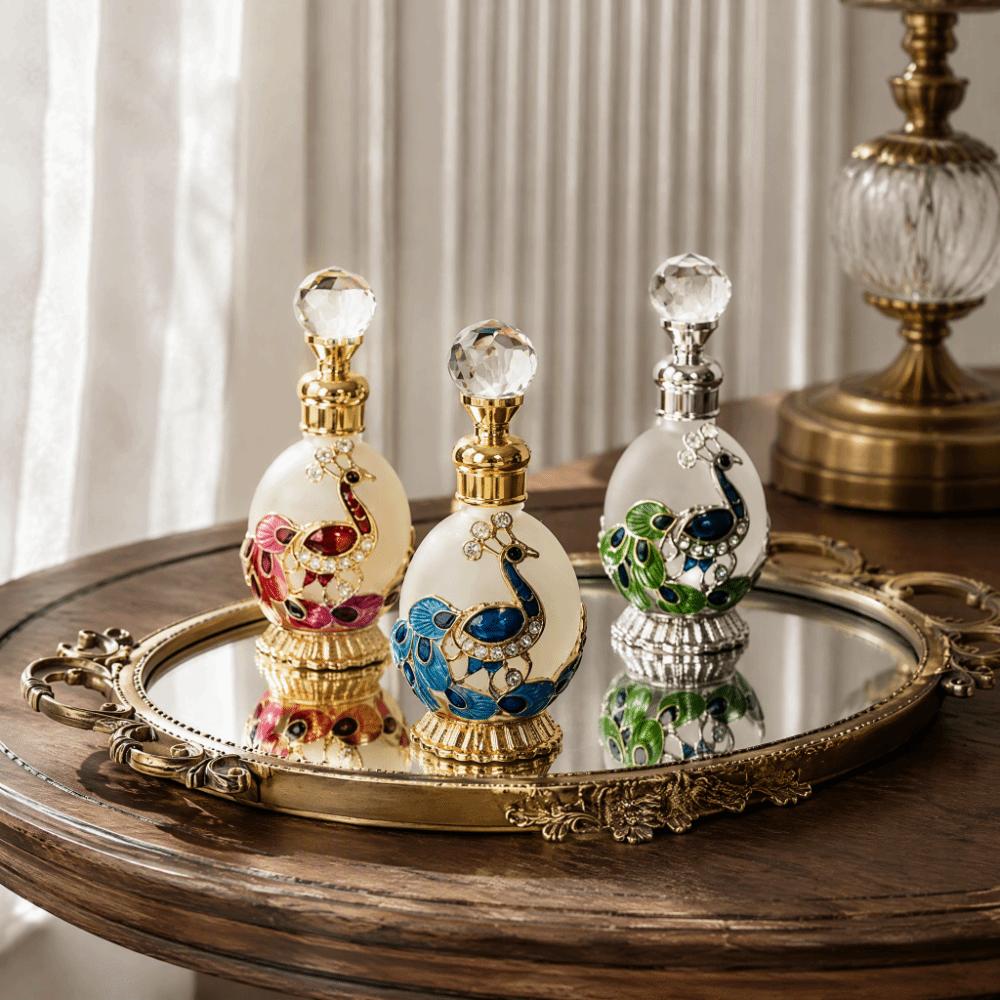 Dubai Style Travel Cosmetic Containers Luxury Perfume Dispenser Handicraft