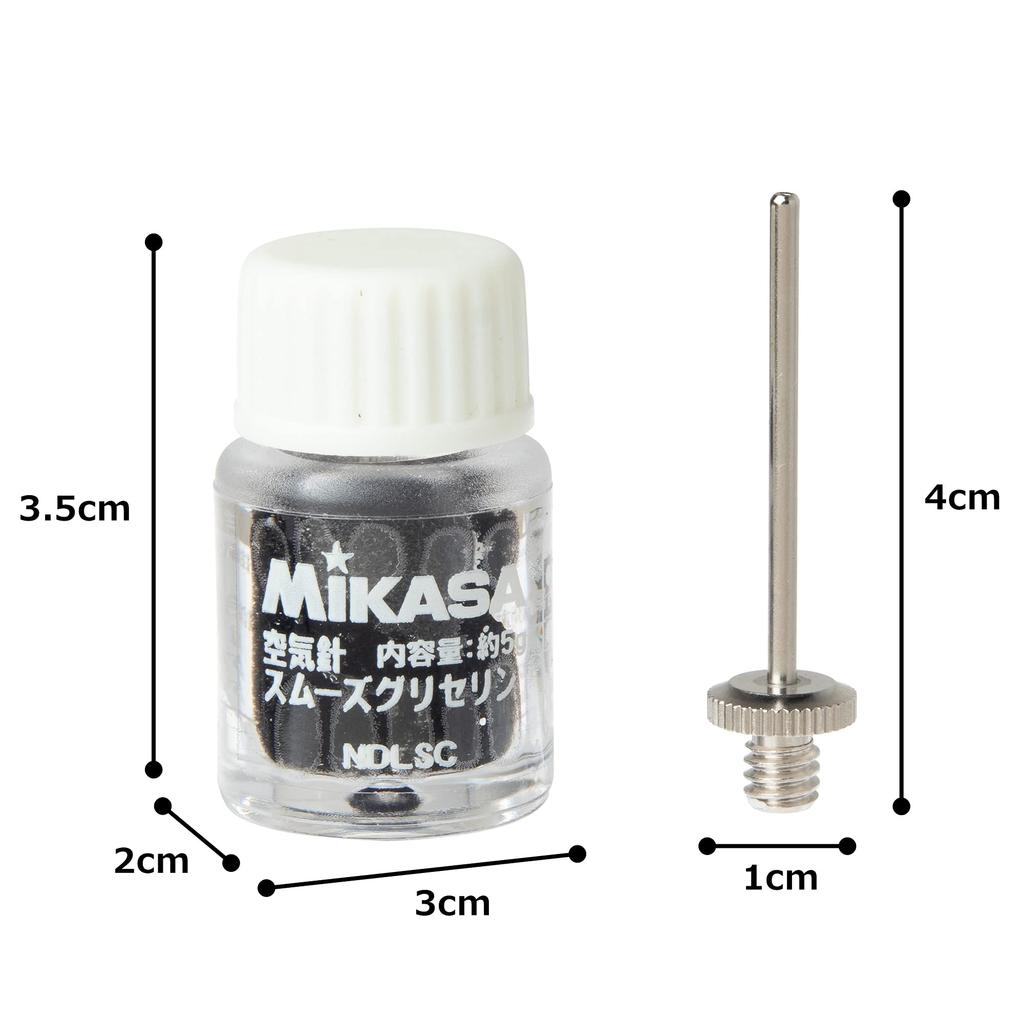 Mikasa Air Inflation Needle Smooth Glycerin Air Inflation Needle included Valve Protectant NDLSC (MIKASA) NDL-2/1