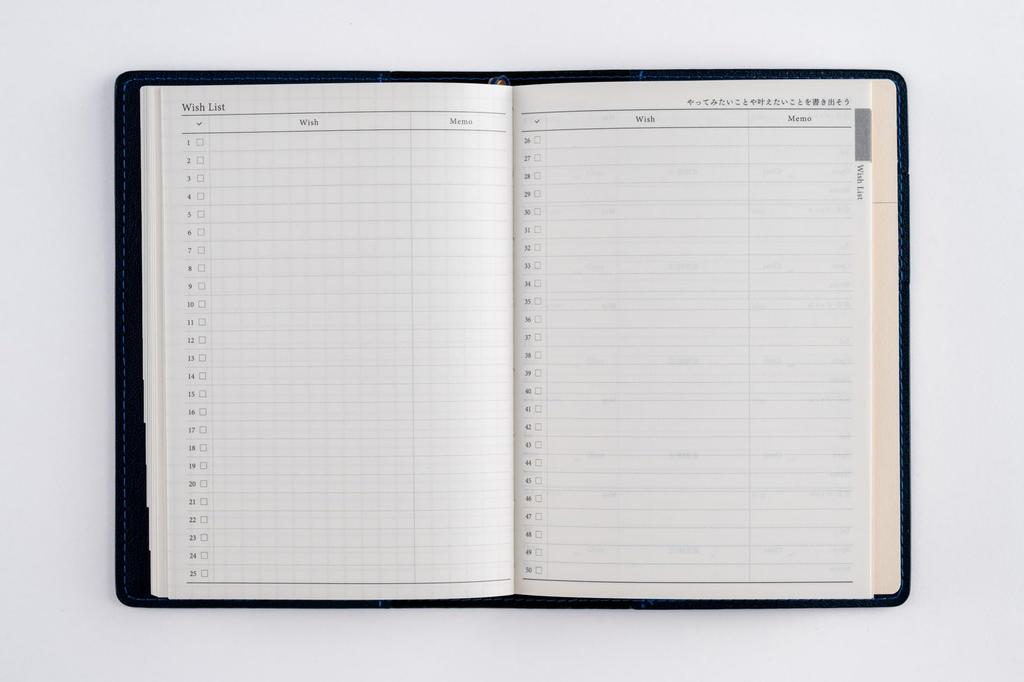 211 Richelle 1 Takahashi 2026 Midnight A6 Size Planner, Shoten, Edition, Blue, Weekly,