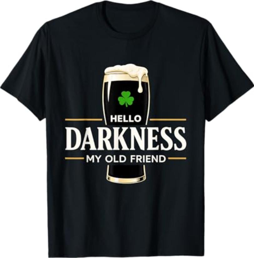 Hello Darkness My Old Friend Vitamin G Funny Quote T-Shirt S