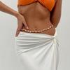 Colorful Starfish Shell Waist Chain Soft Pottery Minimalist Bohemian Body Chain Adjustable All-match Rice Beads Belly Chain