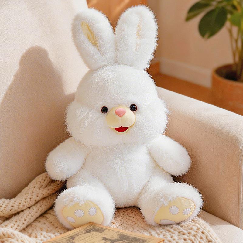 30cm Cute Rabbit Plush Toys Soft Stuffed Cartoon Animal Doll Kawaii Sitting Rabbit Toy Pillow for Birthday Gifts