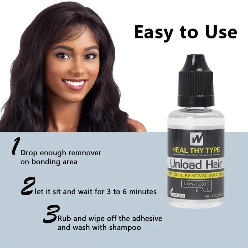 Solvente per Colla per Extension Capelli 30ml Solvente per Colla per Capelli per Lampada UV Extension Capelli Scioglie Rapidamente Solvente per Colla UV per Ciglia Solvente per Colla a Polimerizzazione UV