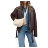 COACH Shearling Crossbody Bag, Shoulder Bag Large Women's Ecru CY660-IMNAT