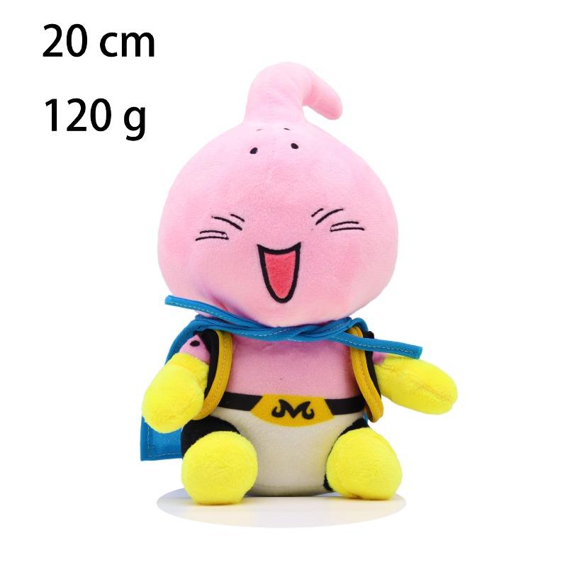 20cm New Cute Plush Stuffed Toys Saiyan Goku Vegeta Buu Cartoon Japan Anime Figure Doll Birthday Gifts Home Decor