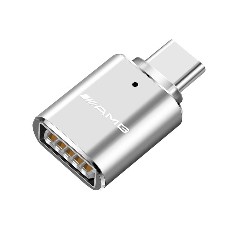 For Mercedes Benz AMG A B C E G CLA W211 W203 W204 C260 E300L A200L Type-C To USB Adapter Car Fast Charging Cable Converters