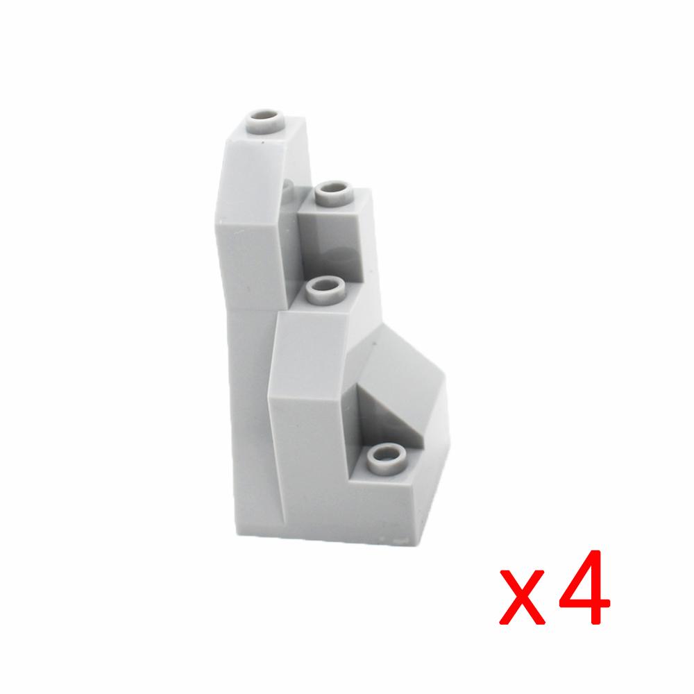 Kit de construction de panneau rocheux MOC: Briques de Pierre Créatives Montagne & Colline pour Rocaille de Jardin DIY ou Décor de Rue Urbaine