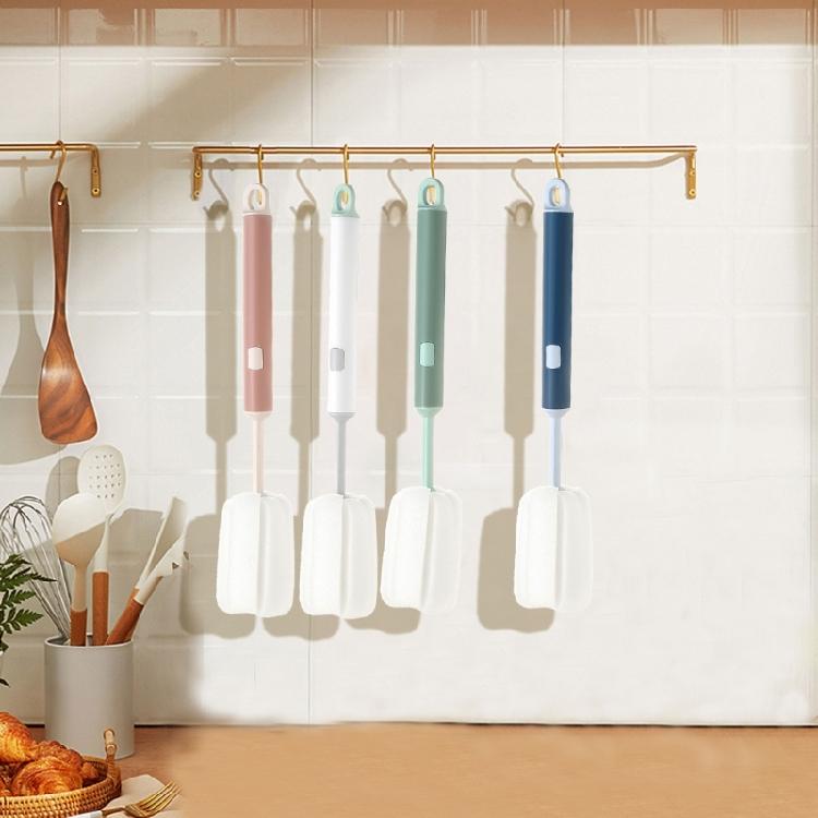 Reusable Dishwashing Brush With Detachable Head For Cleaning Tall Bottle Narrow Neck Container And Household Item