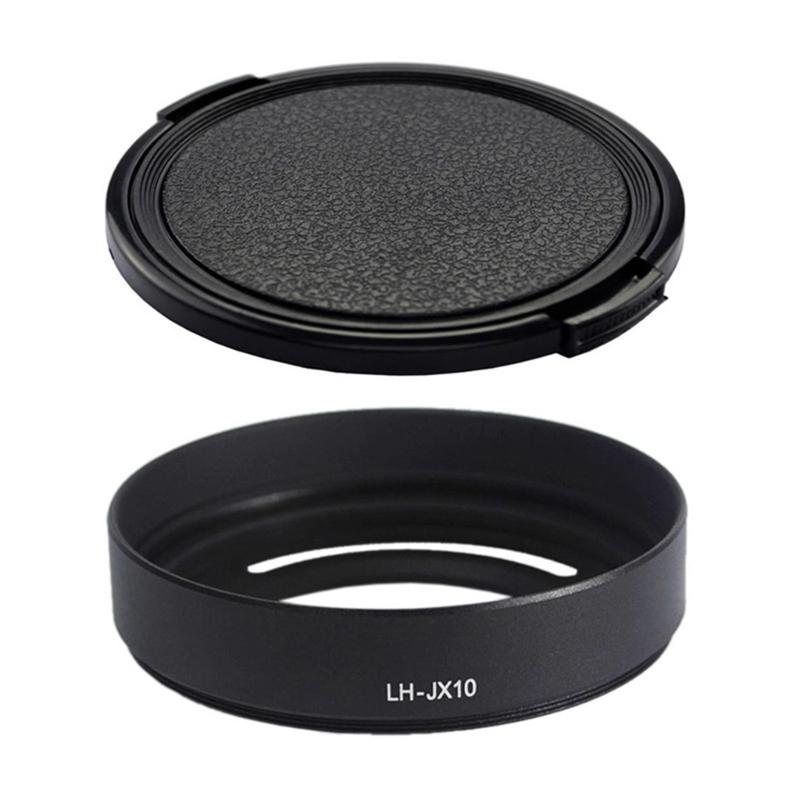 Metal Lens Hood Lens Shade with Filter Adapters Rings for X10 X20 X30 DSLR Cameras Photographers