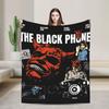 The Black Phone Horror Movie Blankets  Decorative Flannel Throw Blanket For Home Decor Soft Warm Design Quality Bedspread Gift