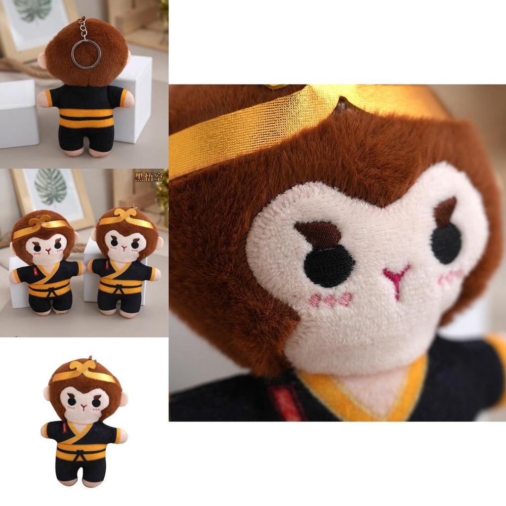 Entzückendes schwarzes Plüschtier von Wukong aus Die Reise nach Westen 15cm Niedliche Affenpuppe