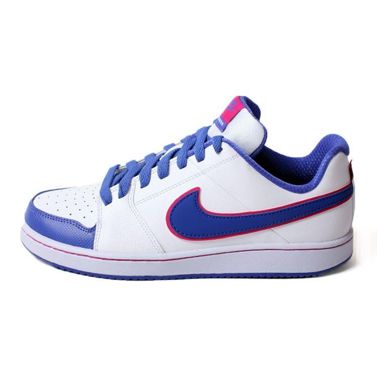 

Nike Backboard 2 Кожаные Цветные Блоки Повседневные Нескользящие Амортизирующие Прочные Низкие Кеды для Скейтборда Женские Кроссовки Бело-Сине-Розовые 488303-104 36.5