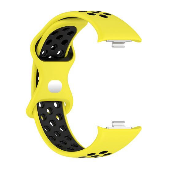 Silicone Watch Strap Replacement for Xiaomi Smart Band 8 Adjustable Waterproof Breathable Women Men