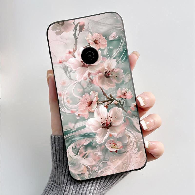 Cute Case For Nokia 110 4G 2023 Fundas Capa Printing Shell Protective Cover Soft Silicone Cartoon Phone Casing Coque