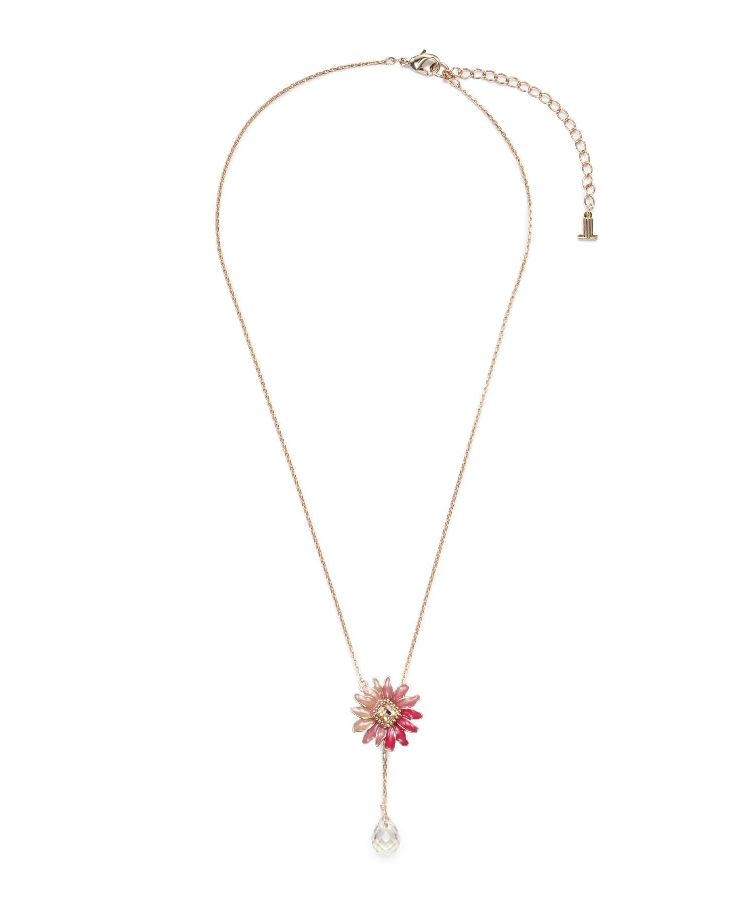 

Lanvin en Bleu Pink Gradient Daisy Necklace LAMN103545P2