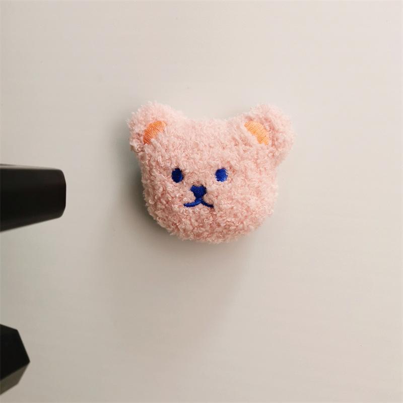 Ins Korean Bear Children's Room Door Rear Handle Silent Anti-collision Sticker Cushion Anti-Bump Wall Protector Door Stopper