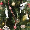 5M Christmas Ribbon Decorative Tree Star Creative Bead Chain Ribbon Christmas Tree DIY Christmas Home Decoration 2024 New Year