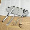 Aroma Candle Tool Kit: Wick Trimmer, Snuffer, Extinguishing Hook, and Tray.