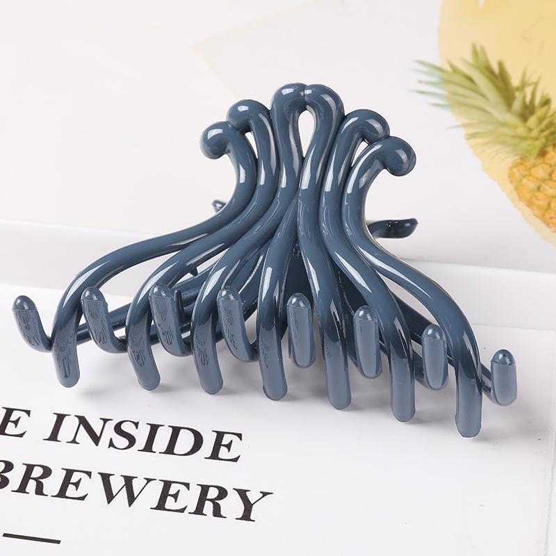 Geometric Forked Claw Clip: Japanese & Korean Fashion Hair Accessory for Women