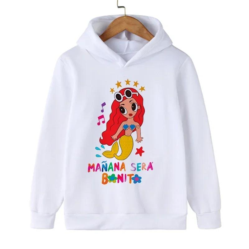 New Fun Children's Hoodie Manana Sera Bonito Karol G Bichet Children's Sportswear Children's Clothing Hoodie Girls' Top Sportswear