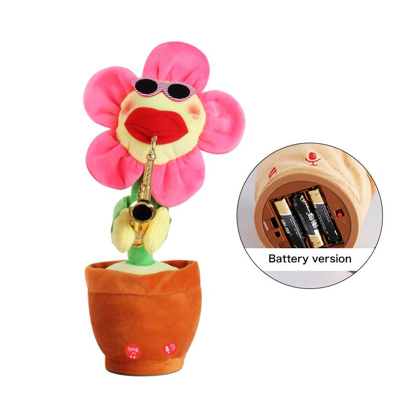 2023 the Most Popular Children Plush Toys Singing Dancing Funny Shakeology Stuffed Dancing Cactus Plush Electric Toys