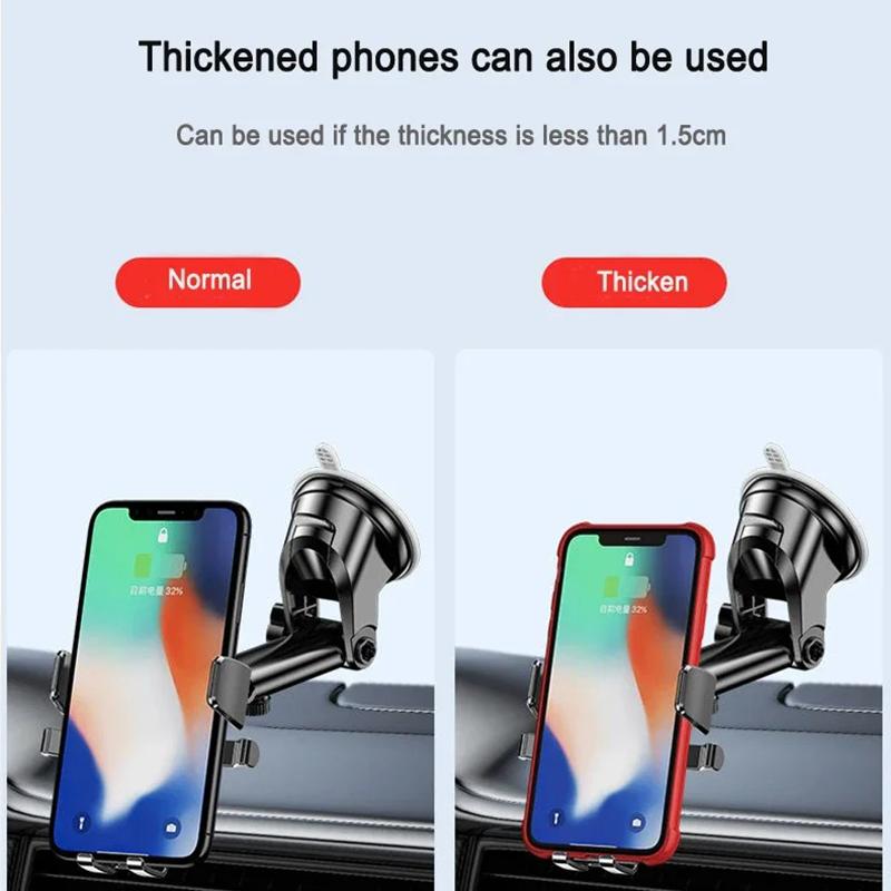 2025 NOU Suport universal pentru telefon auto Sucker 360° Parbriz Planșa de bord al mașinii Suport pentru celulă mobilă pentru iPhone Samsung Xiaomi