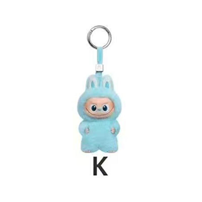 POP MART Fourth Generation Small Pendant Vinyl Face Plush Doll Keychain Blind Box