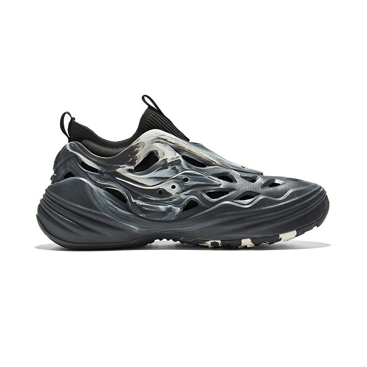 Saucony Foam Web Comfortable Versatile Low-Top Running Shoes Unisex Running Shoes Dark-Gray Beige S28902-13
