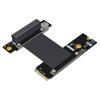 M.2 NVMe To PCIE Cable Male To Female Adapter Extender PCIE LAN Card Fast Speed Data Transfer 64Gbps
