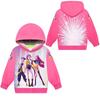 Girls Boys Hoodie Casual School Outdoor Sweatshirts For 2-12 Years Kids