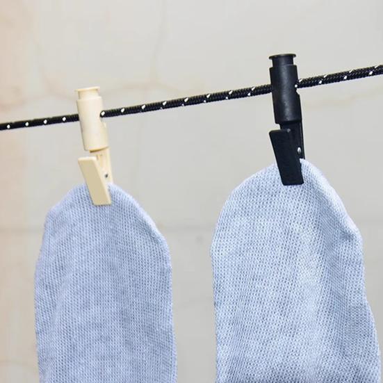1/5Pcs Outdoor Clothesline Positioning Clip Portable Underwear Socks Laundry Clothes Peg Clothespin Mini Multi-function Camping Windproof Clip
