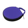 1pcs Portable CD DVD Case 20P Capacity Oxford Cloth CD Storage Bag Round Holder with Zipper for Home Car CD Box Bag