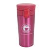 Insulated Coffee Cup Dual Layers Stainless Steel Portable Snap Flip Lid Insulated Coffee Bottle Red