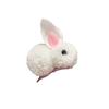 3D Plush Rabbit Hair Clip for Girls - Cute Hair Accessory