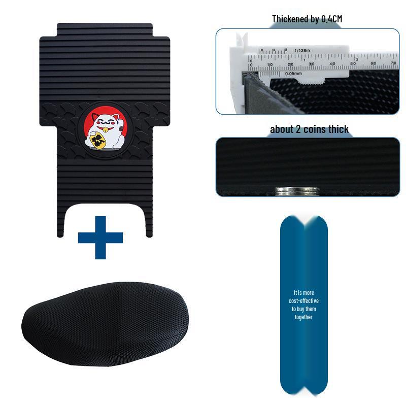 Luyuan K50 Rubber Mats: Waterproof, Sun & Dirt Resistant, Durable Pedal Covers & Stylish Accessories