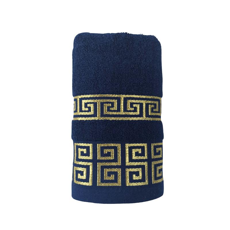 Towel Pure Cotton Longevity Towel Broken File Plain 32 Strands Wine Towel Men's Face Towel