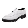 Men's Korean/British Style Leather Shoes: Height-Boosting, Thick Sole for Wedding & Business Casual