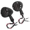 Pair of 12V Motorcycle Turn Signal Indicator Light Bright Universal for Retro Motorbike Waterproof