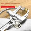 6-68mm Adjustable Double Use Wrench Pipe Wrench for Faucet/Connecting Pipe/Shower Head Hand Tool for Water Pipe