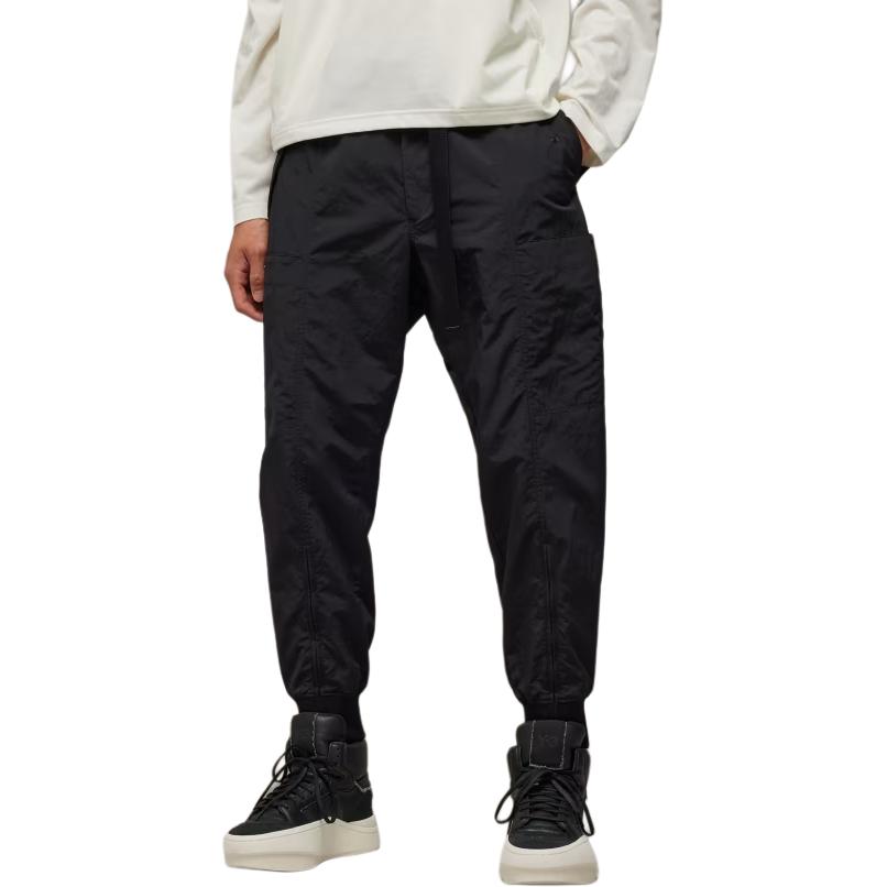 Y-3 Solid Color Loose Fit Jogger Pants Men Bottoms Black IN8757