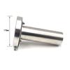 Verstellbarer Universal-Auspuffschalldämpfer 85 mm (3,5 Zoll) / 98 mm (4 Zoll) / 110 mm (4,5 Zoll) für Pkw, verchromter Edelstahl, YC101073