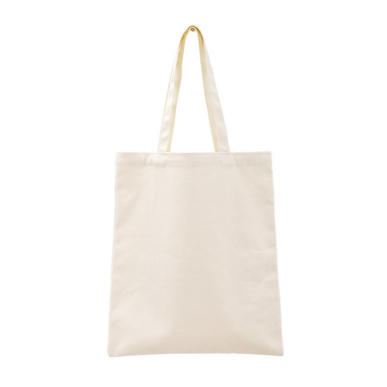 Diy Shopping Bags Women Solid Canvas Bags Casual Tote Shoulder Bags Girls Female Portable Handbags Shopping Bag