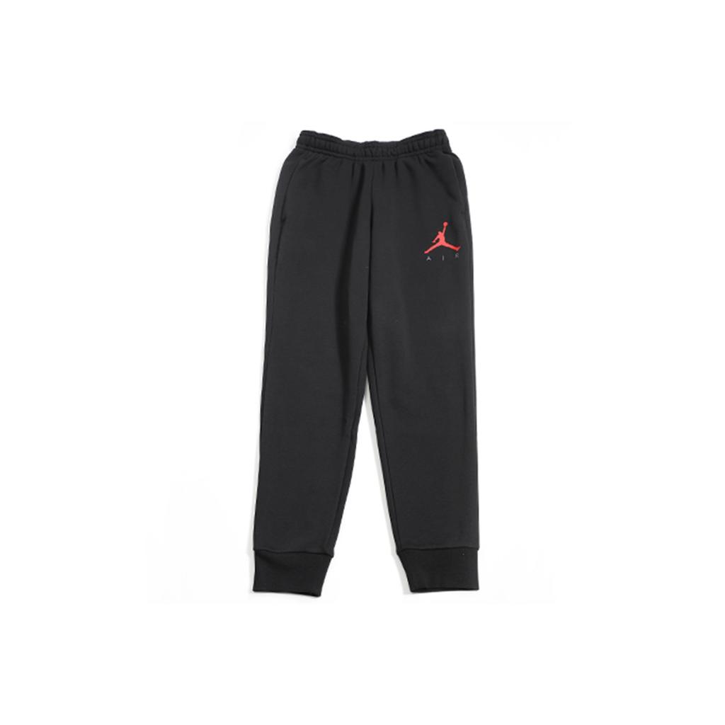 Air Jordan Fleece-lined Jogger Sweatpants with Cuffed Ankles Men Bottoms Black 942778-010