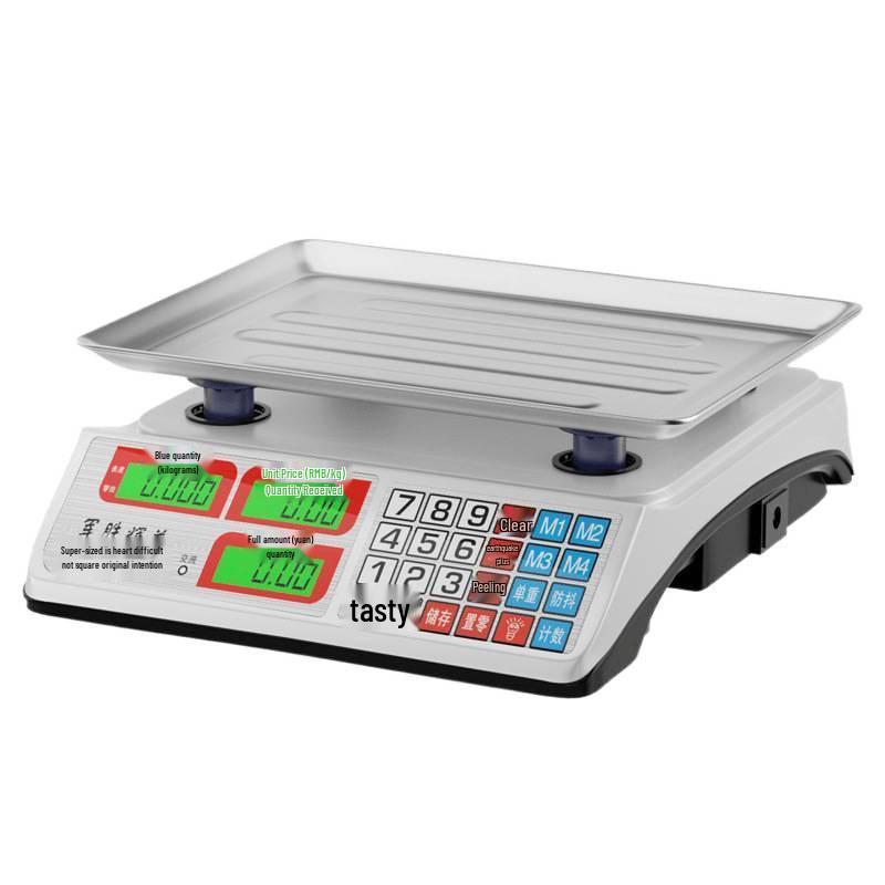 Compact Electronic Scale for Business or Home Use - Precise Weighing for Vegetables, Street Stalls, and Kitchen