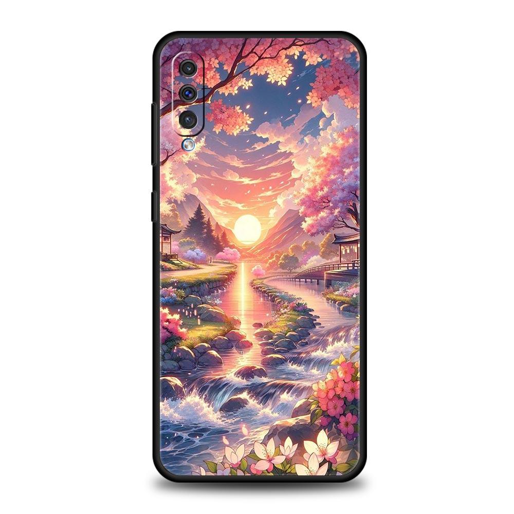 Frühlingskirschblüten Handyhülle Für Samsung Galaxy A56 A36 A26 A34 A17 A16 A06 A14 A12 A54 A72 A24 A22 A52 A50 A40 A32 Cover