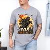 Headless Knight Horse Pumpkin Halloween T-Shirt Men Women Costume Graphic