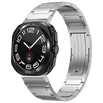 Pasek do zegarka dla Samsung Galaxy Watch8 44mm/40mm/Watch8 Classic 46mm Pasek ze stopu tytanu
