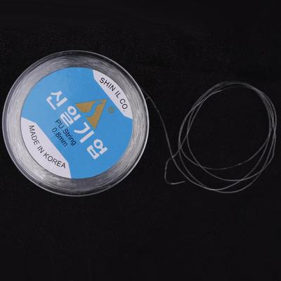 1 Roll of 45 Meters Elastic Jewelry Thread, Rubber Craft Cord for Pearl Bracelets -