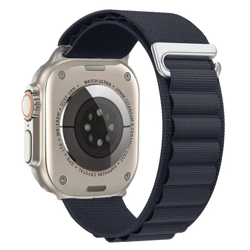 Alpine Loop Strap For Apple Watch Ultra 3 Band 49mm 11 10 9 8 7 46mm 42mm 45mm 41mm Nylon Sport Bracelet iWatch 6 5 SE 44mm Belt