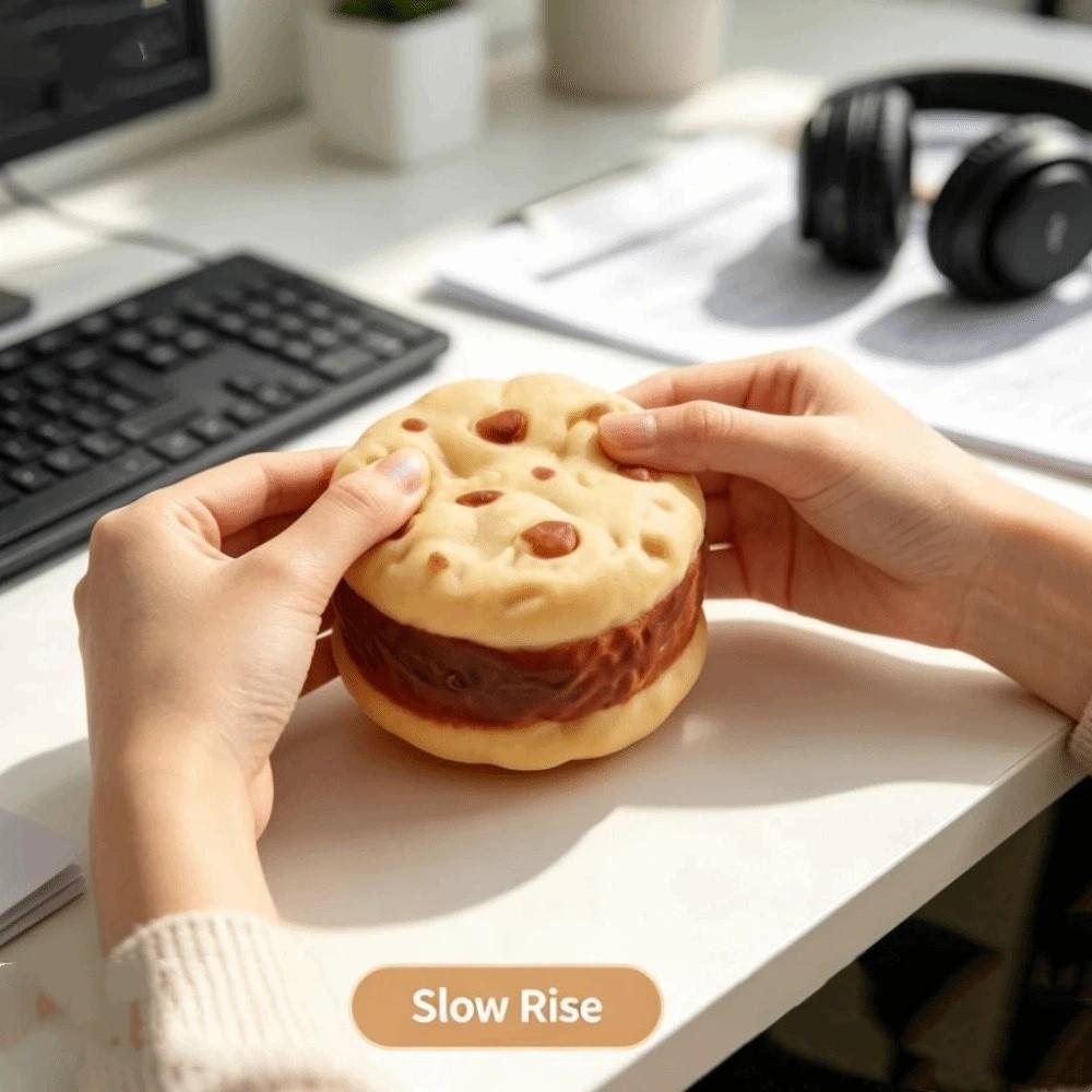 Moldable Crackling Cookie Squishy Toy Crunchy DIY Empty Ball Skin Children's Gifts